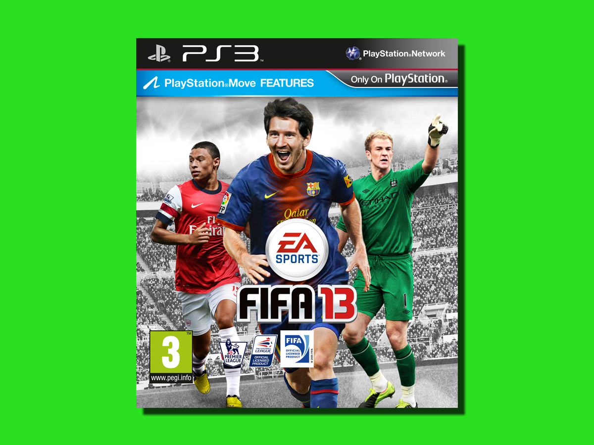 FIFA covers through the ages - 2013