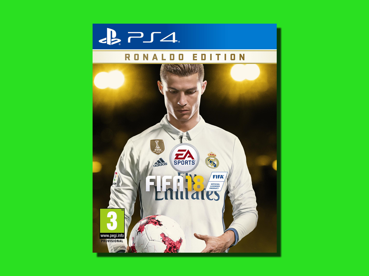 FIFA covers through the ages - 2018