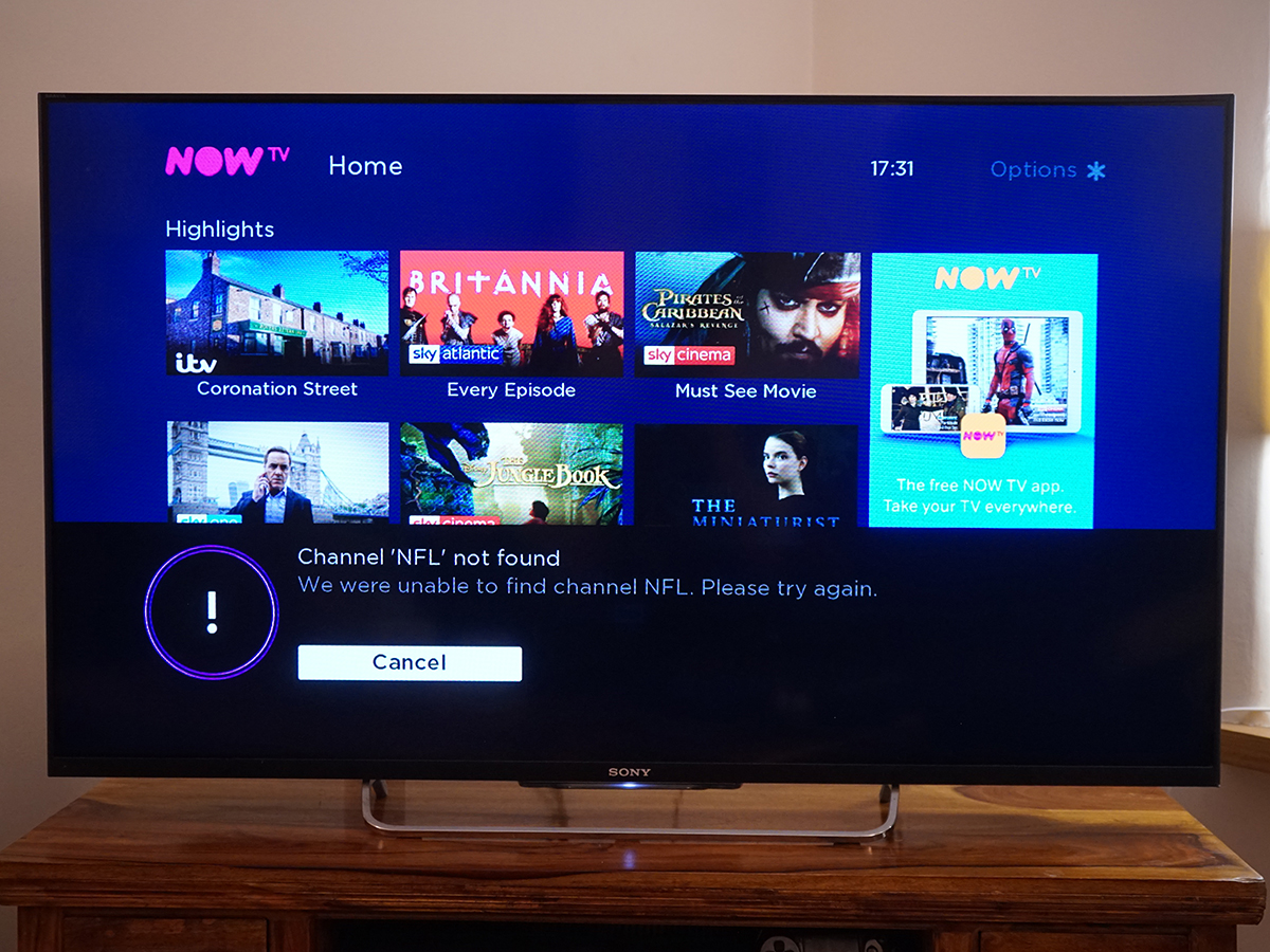 NOW TV Smart Stick with HD, Voice Search, 1 Month Entertainment, 1 Month  Sky Cinema 