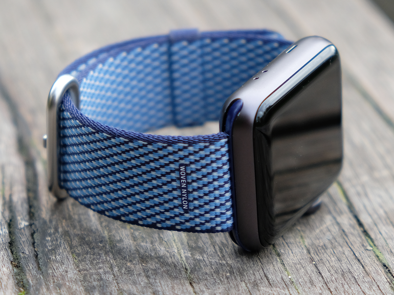 APPLE MIDNIGHT BLUE CHECK WOVEN NYLON (£49)