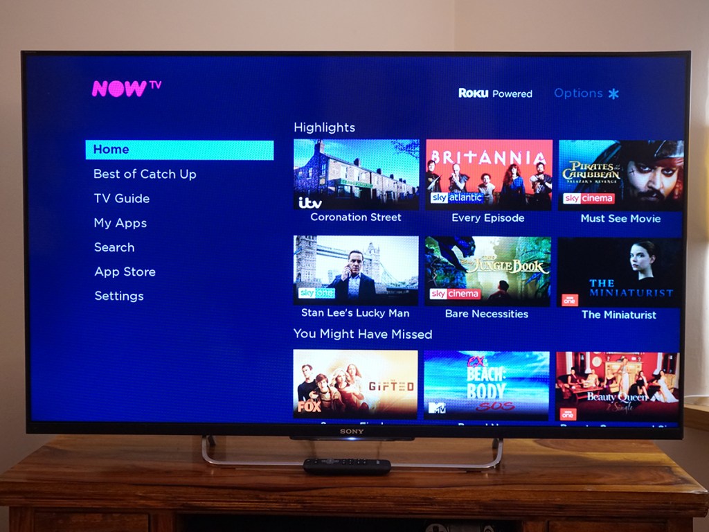 Now TV from SKY User Interface Guide 