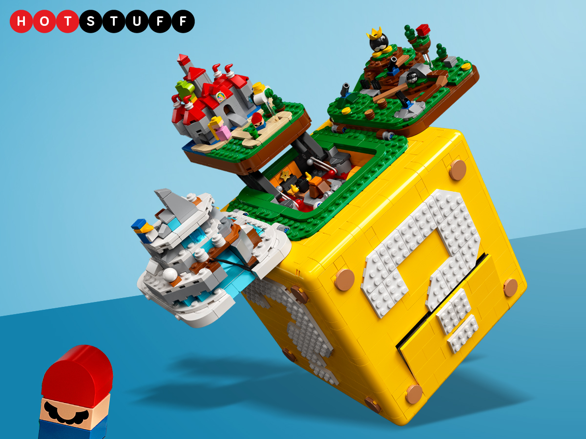 Lego celebrates 25 years of Super Mario 64 with the 2064-piece ? Block ...