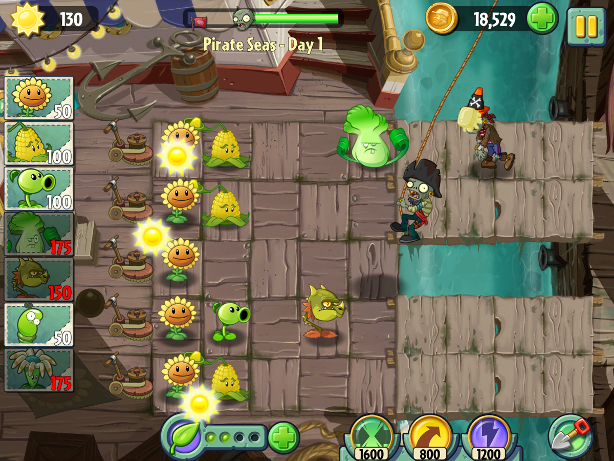 Plants vs. Zombies 2: Its About Time Part 4 Pirates Seas Zombie