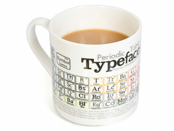 Typefaces Table Mug