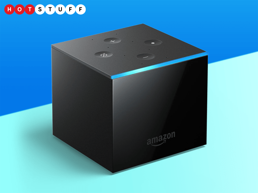 Amazon’s Fire TV Cube is the square-faced offspring of a Fire TV and an Echo