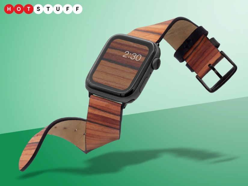 Bandly is an Apple Watch band made from wood that puts nature right on your wrist