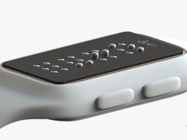 This is the world’s first braille smartwatch