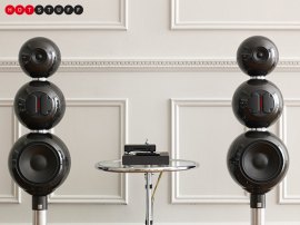 These gorgeous spherical kebab speakers should sound as good as they look