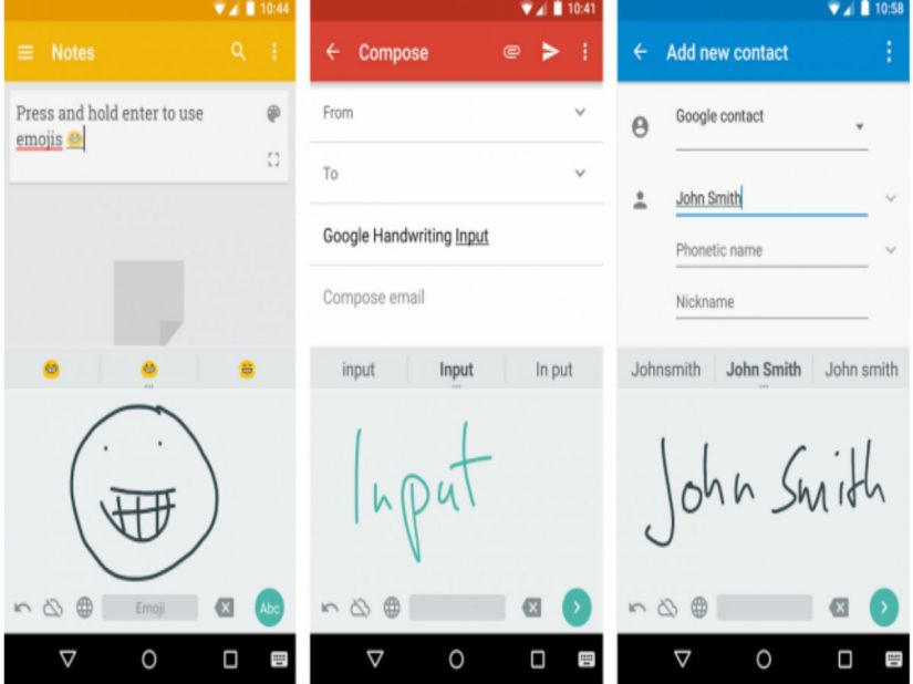 Google brings native handwriting recognition to Android