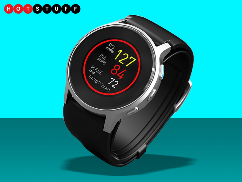 Dodge doc’s smalltalk and the squeezy arm cuff with Omron’s HeartGuide Smartwatch