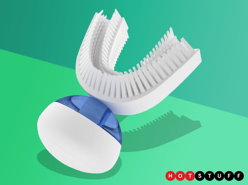 The Amabrush vibrates all your teeth clean in 10 seconds