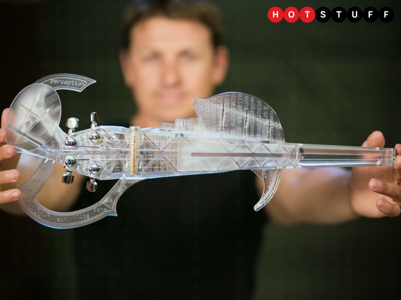 Meet 3Dvarius, the electric violin that looks like a glitch in the Matrix