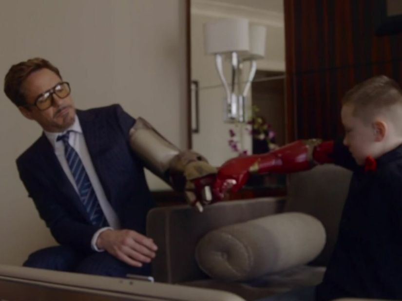 Iron Man just won the Internet by delivering a bionic arm to a 7-year-old