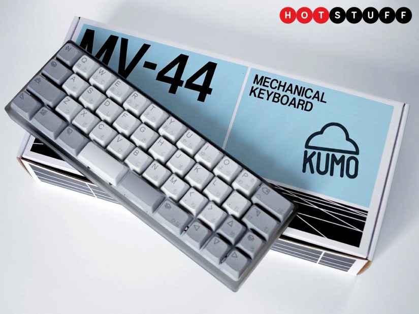 KUMO is a tiny and fully programmable mechanical keyboard with hot-swappable keys