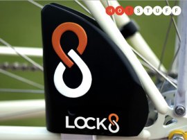 The Lock8 bike lock is smart enough to warn you if a blowtorch is attacking it