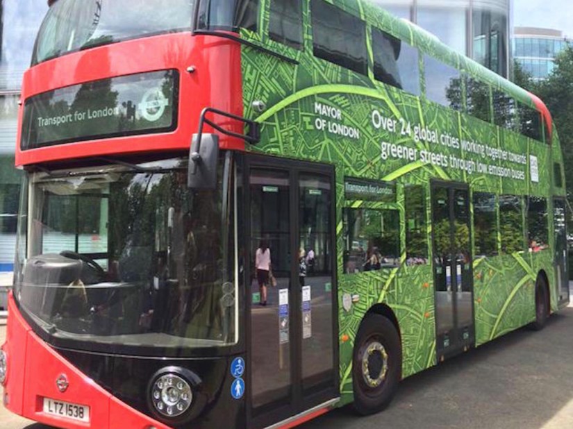 London’s first fully electric double-decker buses hit the streets in October