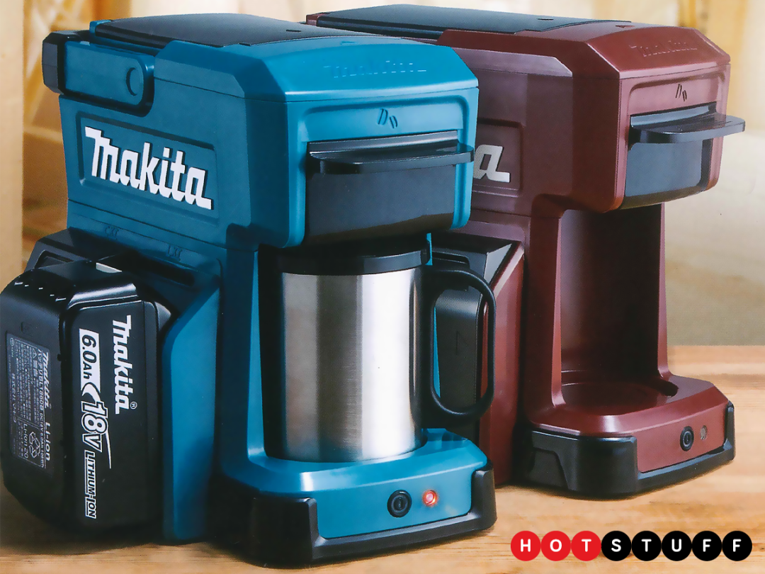 Makita's coffee maker lets you get a caffeine fix between DIY jobs