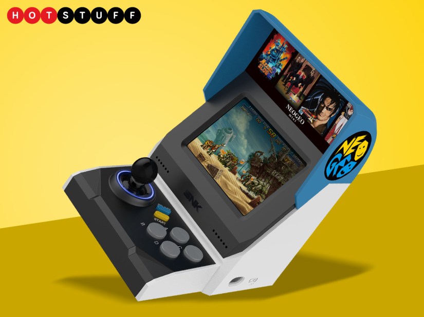 NEOGEO mini is a tiny arcade cabinet for playing SNK’s greatest gaming hits