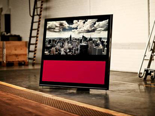Bang & Olufsen paints the BeoVision 10 black | Stuff
