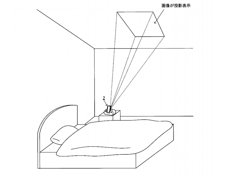 Nintendo patent reveals sleep monitor that projects images above your bed