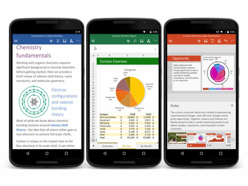 Microsoft Office officially lands on Android smartphones