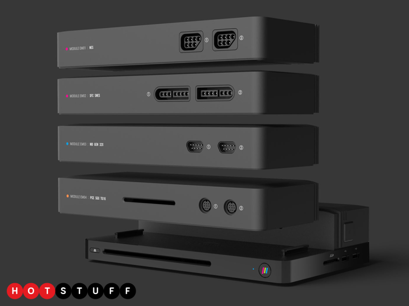 The Polymega is a modular retro console that can play all your old games in one place