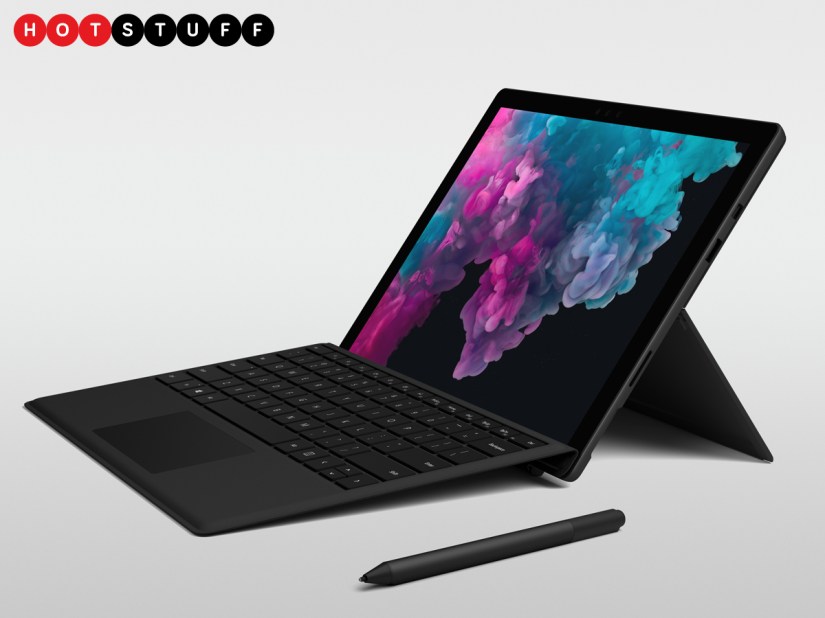 The Surface Pro 6 brings ample power with a bold, black finish