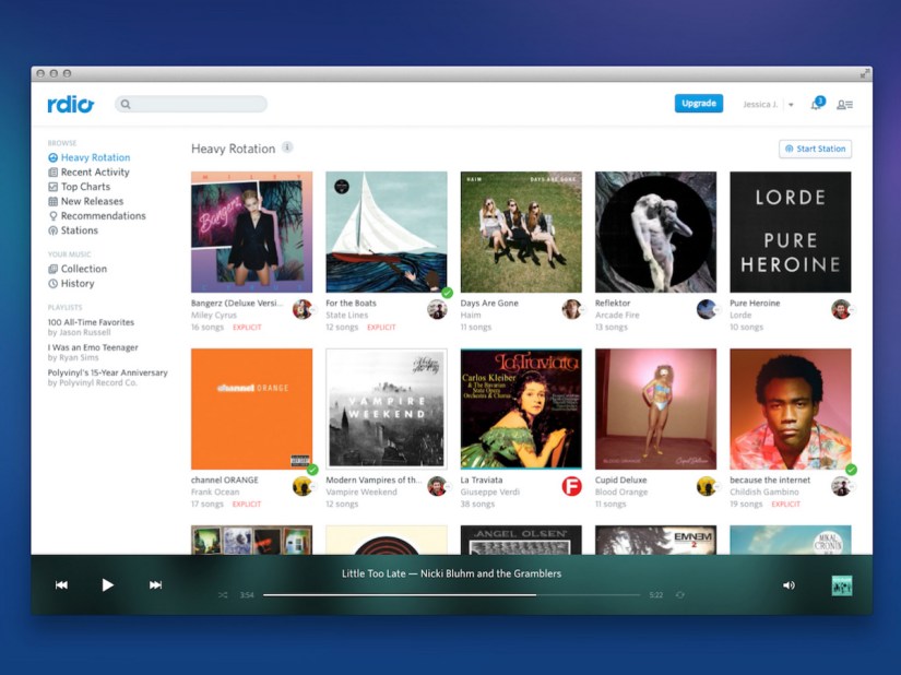 Streaming service Rdio is shutting down, with Pandora buying its assets