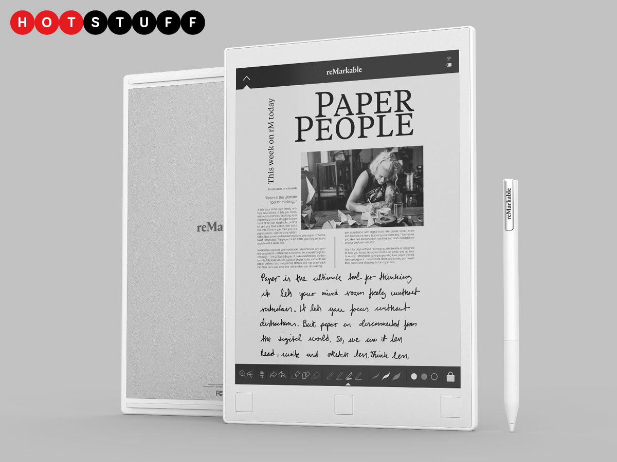 The reMarkable paper tablet: An e-reader you can write on