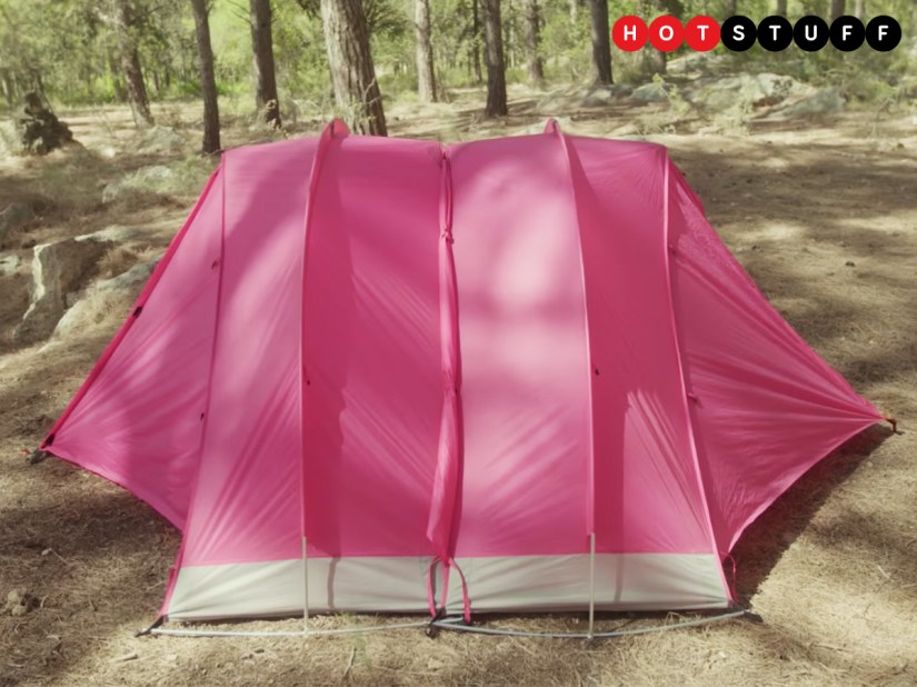 RhinoWolf is a modular tentopede of camping cleverness