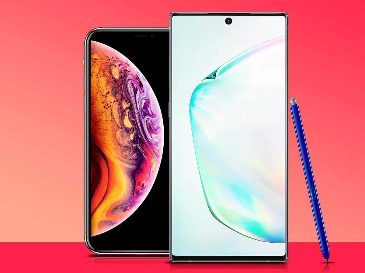 samsung note 10 5g vs iphone x