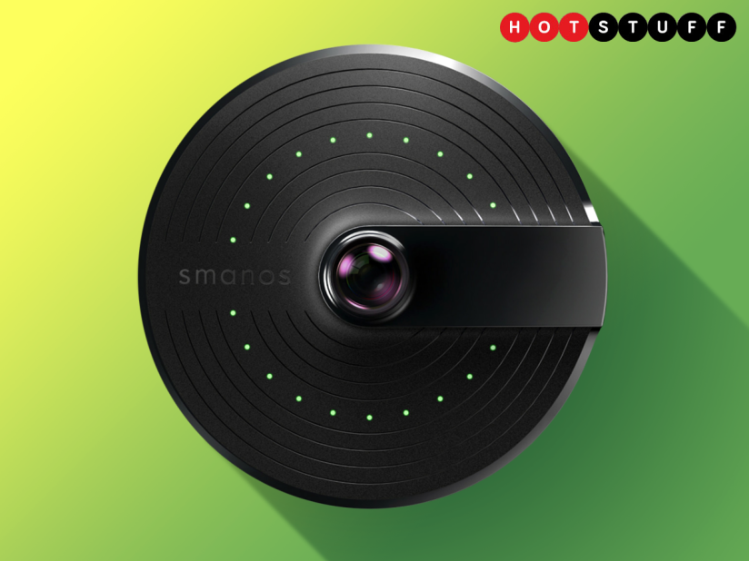 Smanos’ UFO is an all-seeing eye of home security