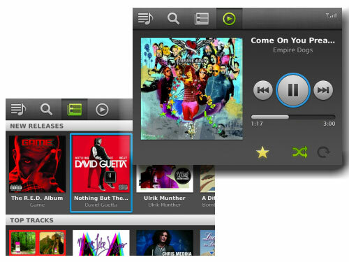 Spotify app hits BlackBerry