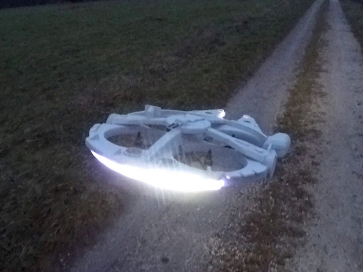 Millennium falcon best sale drone review