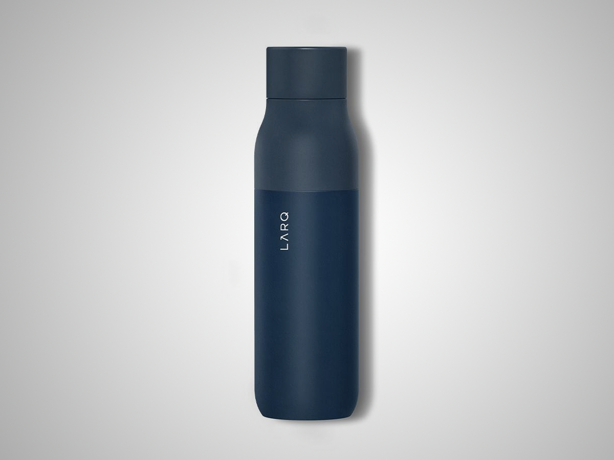 LARQ Bottle - Self-Cleaning and Insulated Stainless Steel Water Bottle with  Award-winning Design and UV Water Sanitizer, 17oz, Monaco Blue