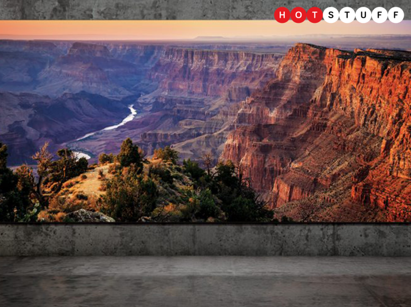 The Wall Luxury is a 292in modular MicroLED television that’s beyond massive