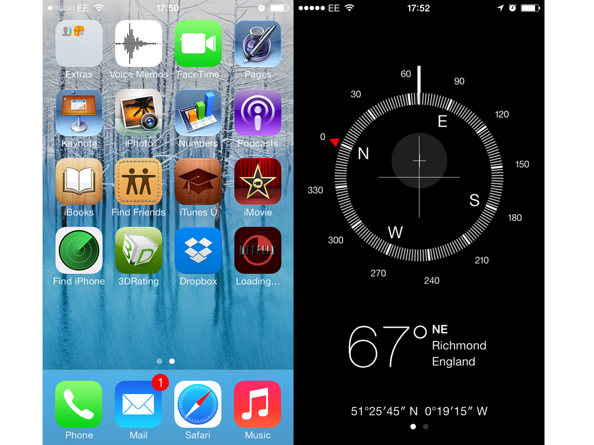 ios 7 compass icon