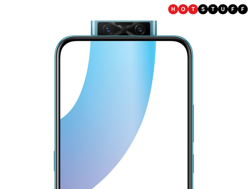 The Vivo V17 Pro has two pop-up selfie cameras and four more around the back