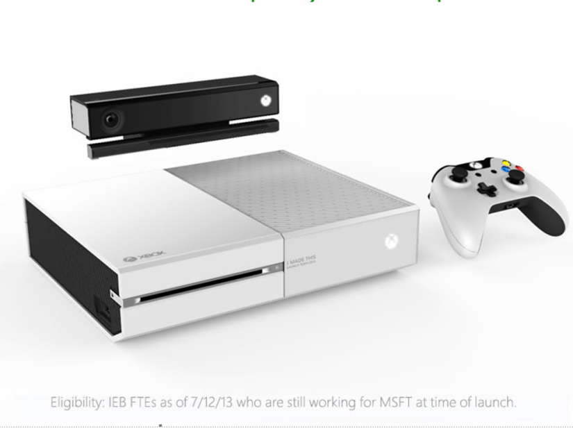 Want a white Xbox One? Then you’d better work for Microsoft