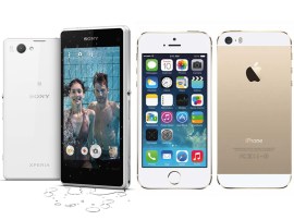 Apple iPhone 5s vs Sony Xperia Z1 Compact