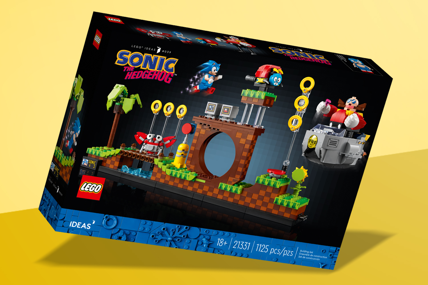 Lego Ideas Sonic the Hedgehog Green Hill Zone is a 1125-piece love ...