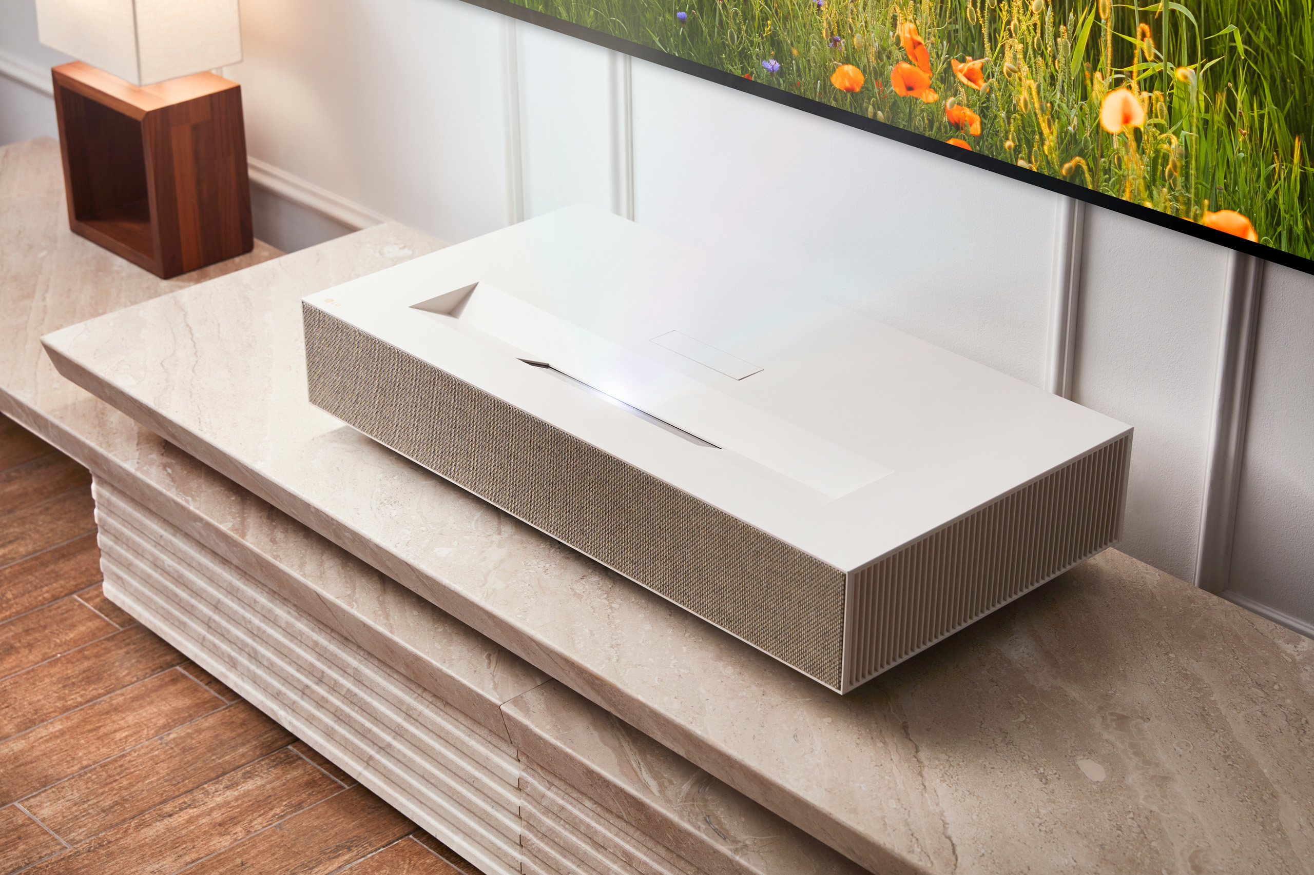 LG's New 4K Short-throw Projector Goes Big And Goes In Your Home | Stuff