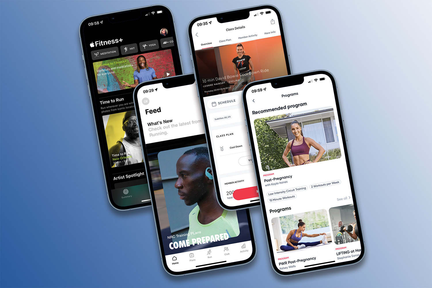 Best fitness services Apple Fitness+ vs Peloton vs Nike Run Club vs