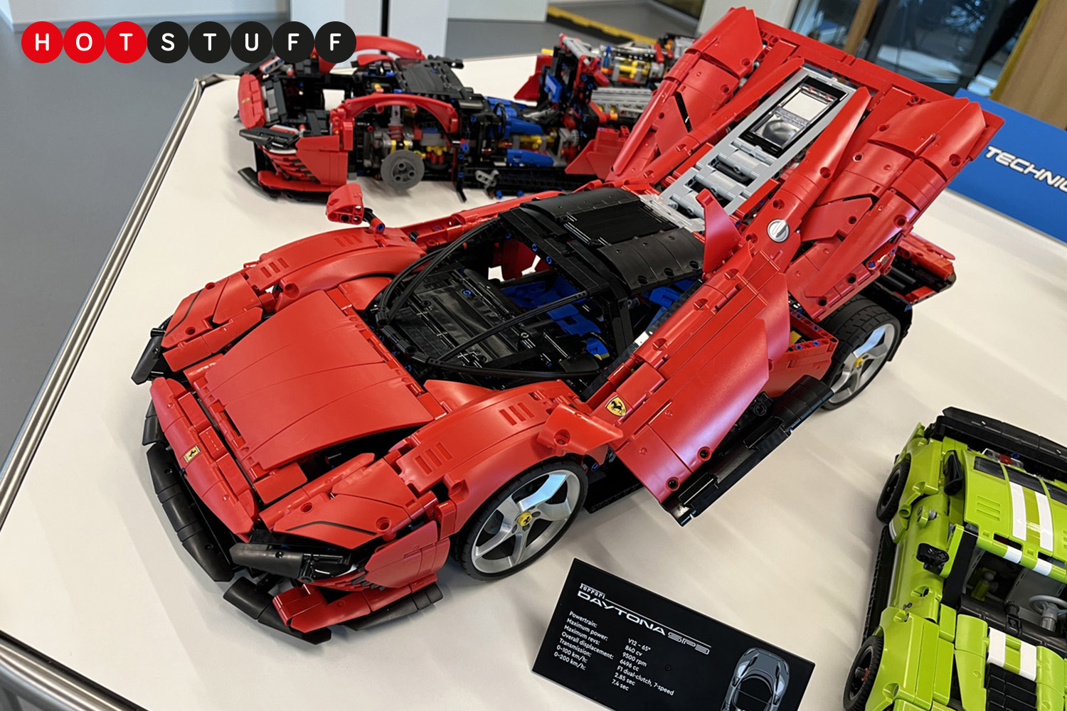 LEGO Technic Ferrari Daytona SP3 Has Butterfly Billionaire Doors