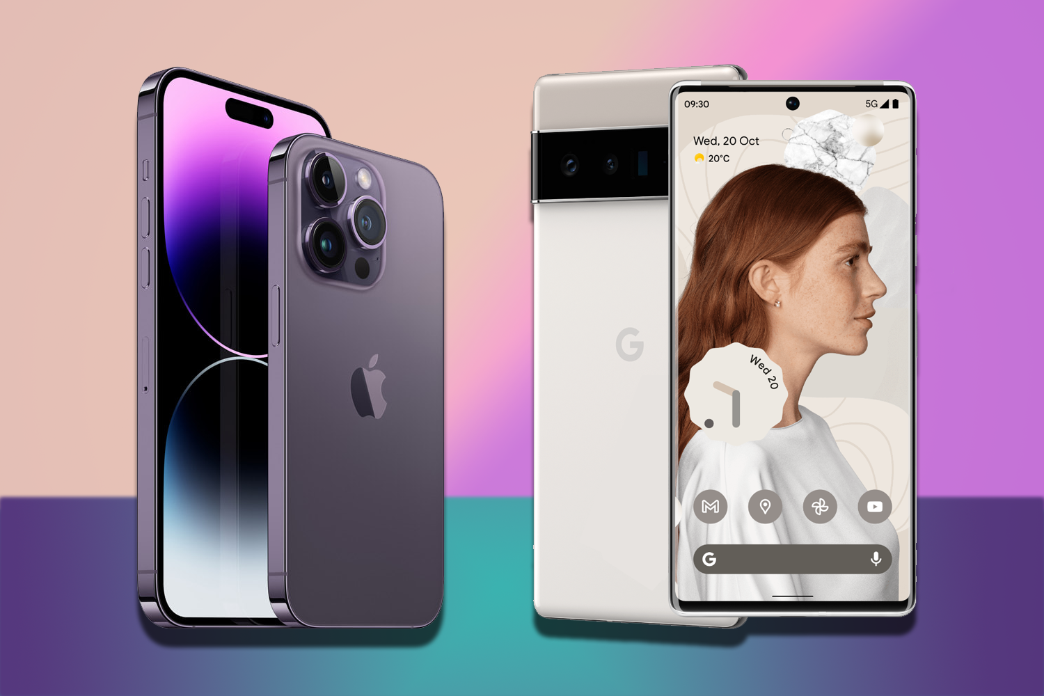 google pixel 6 pro vs iphone 14 plus