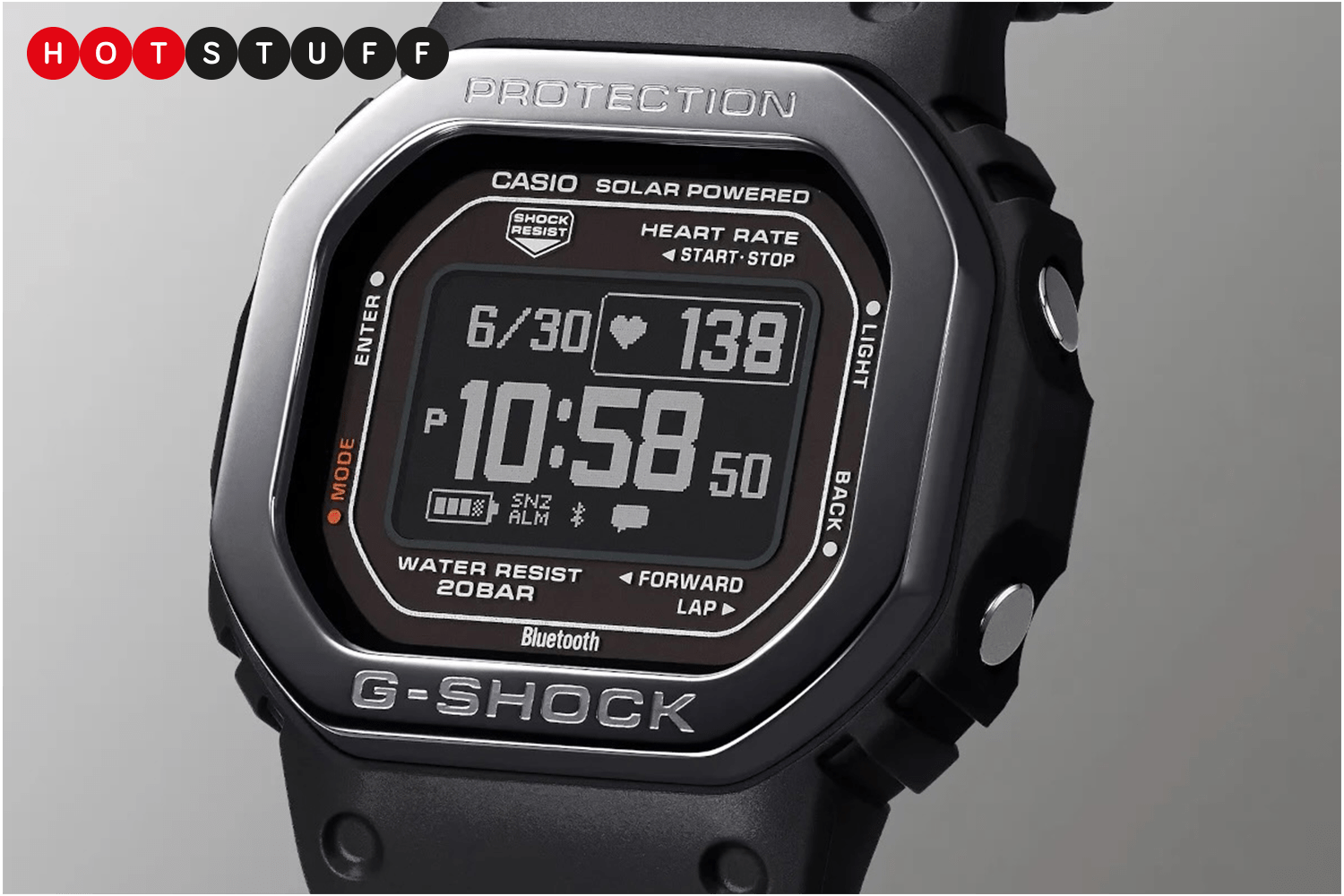 Casio's latest G-Shock G-SQUAD DW-H5600 fitness watch has an iconic ...