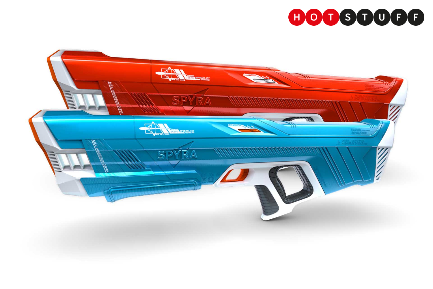 Spyra Two - Dual Pack Red & Blue Electric Water Gun Water Blaster New In  Box