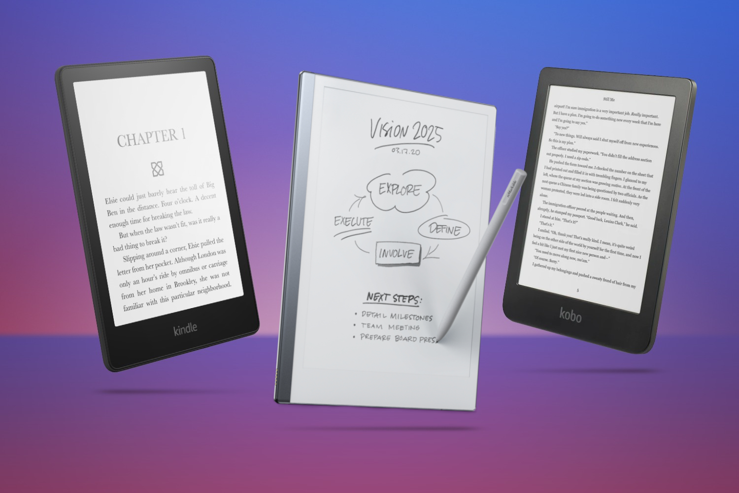 Best ereaders top Kindle, Kobo and E Ink tablet devices