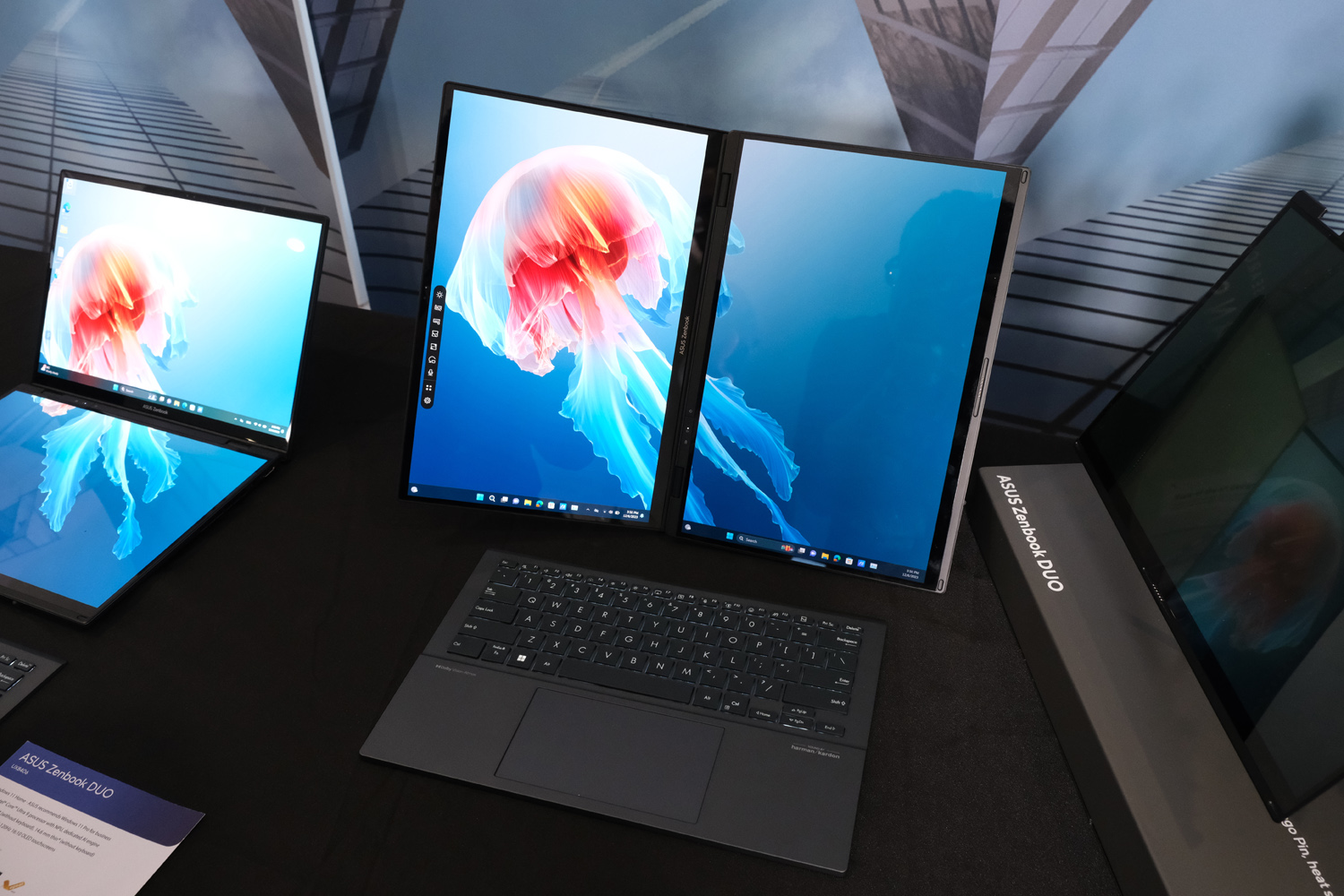 CES 2024 Hands On: Asus Zenbook Duo Gains Twin OLED Screens, Intel Core  Ultra