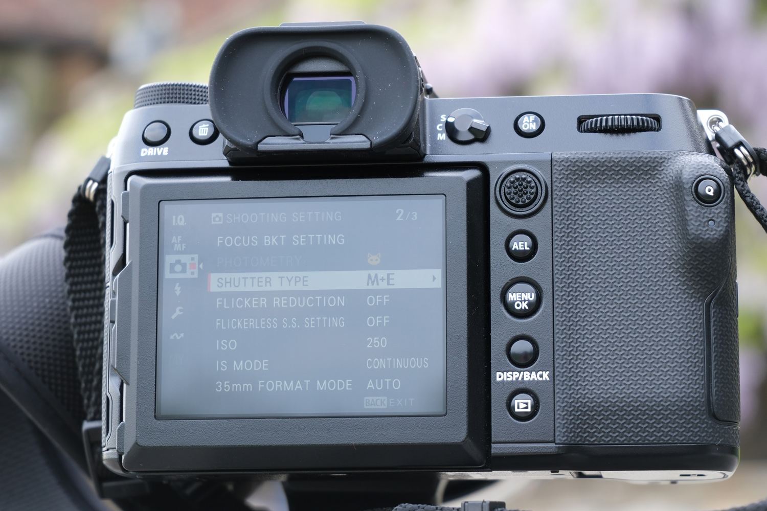 Fujifilm GFX100s II hands-on review rear